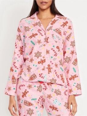 Old Navy Flannel Pajama Set (Candied Ginger)